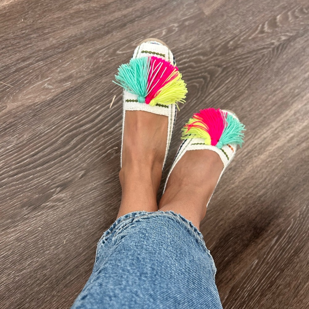 Colorful Tassel Loafers